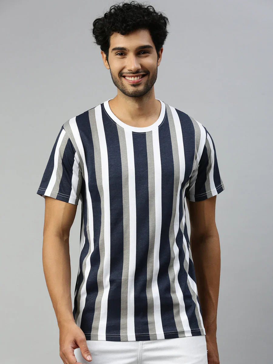 Buy Round Neck T-Shirt For Men with Sale at Purvica Fashion